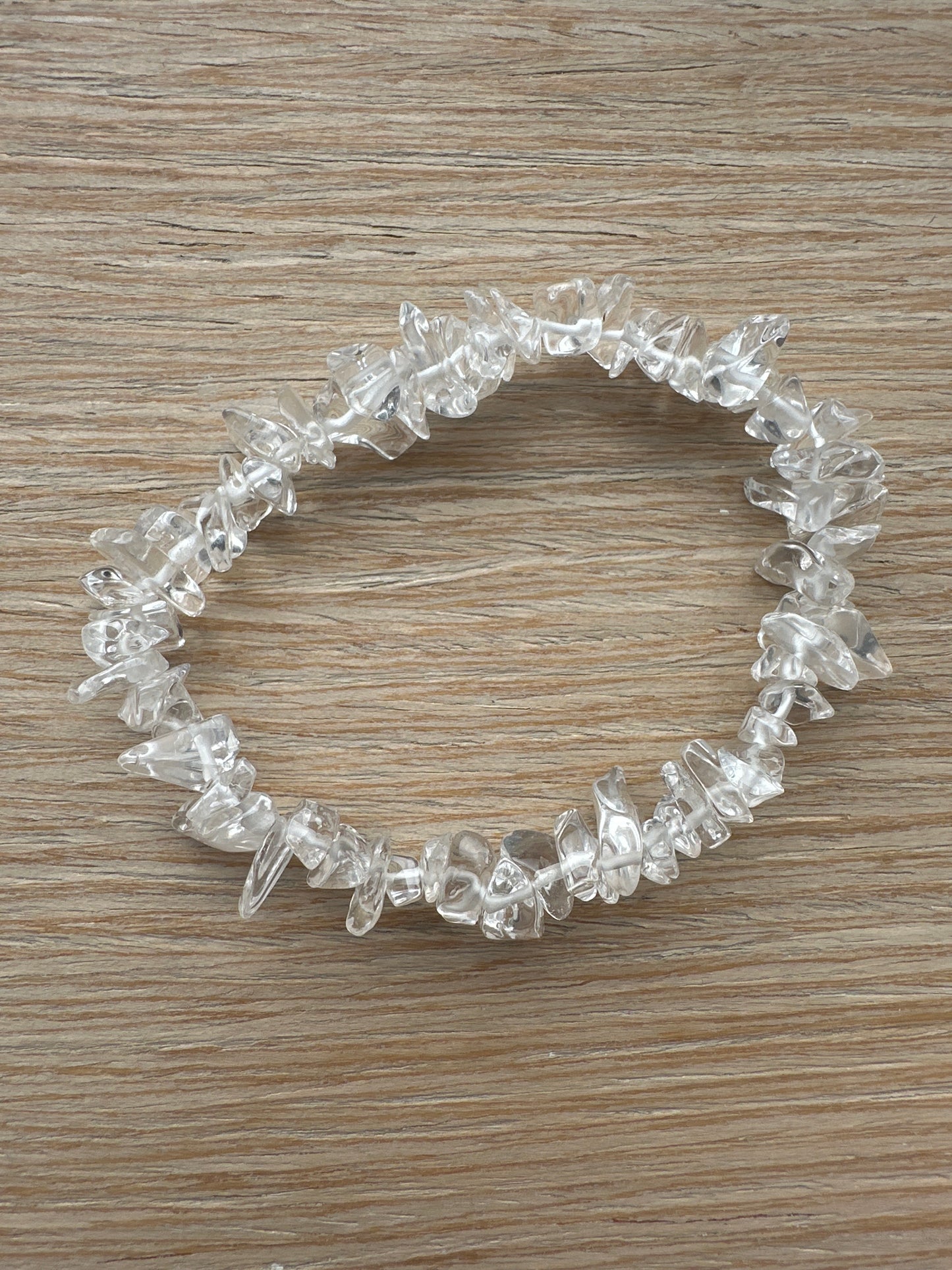 BRACCIALI CHIPS QUARZO IALINO