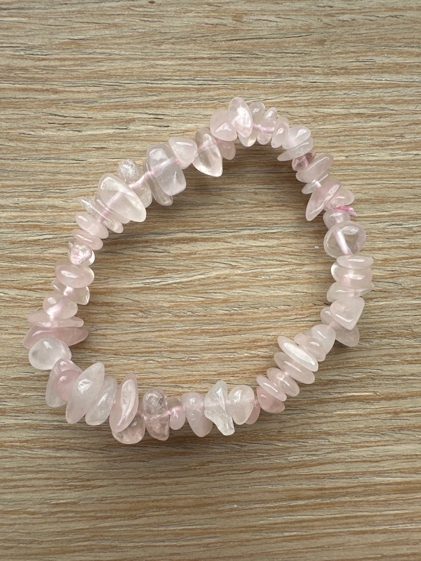 BRACCIALI CHIPS QUARZO ROSA