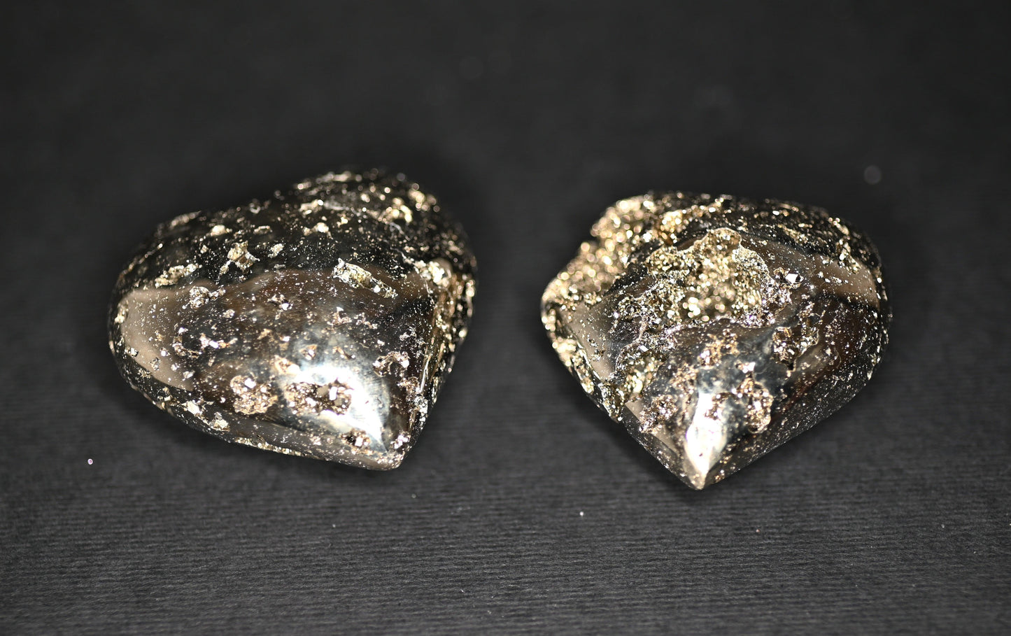 CUORI PIRITE 5CM - Manucrystals