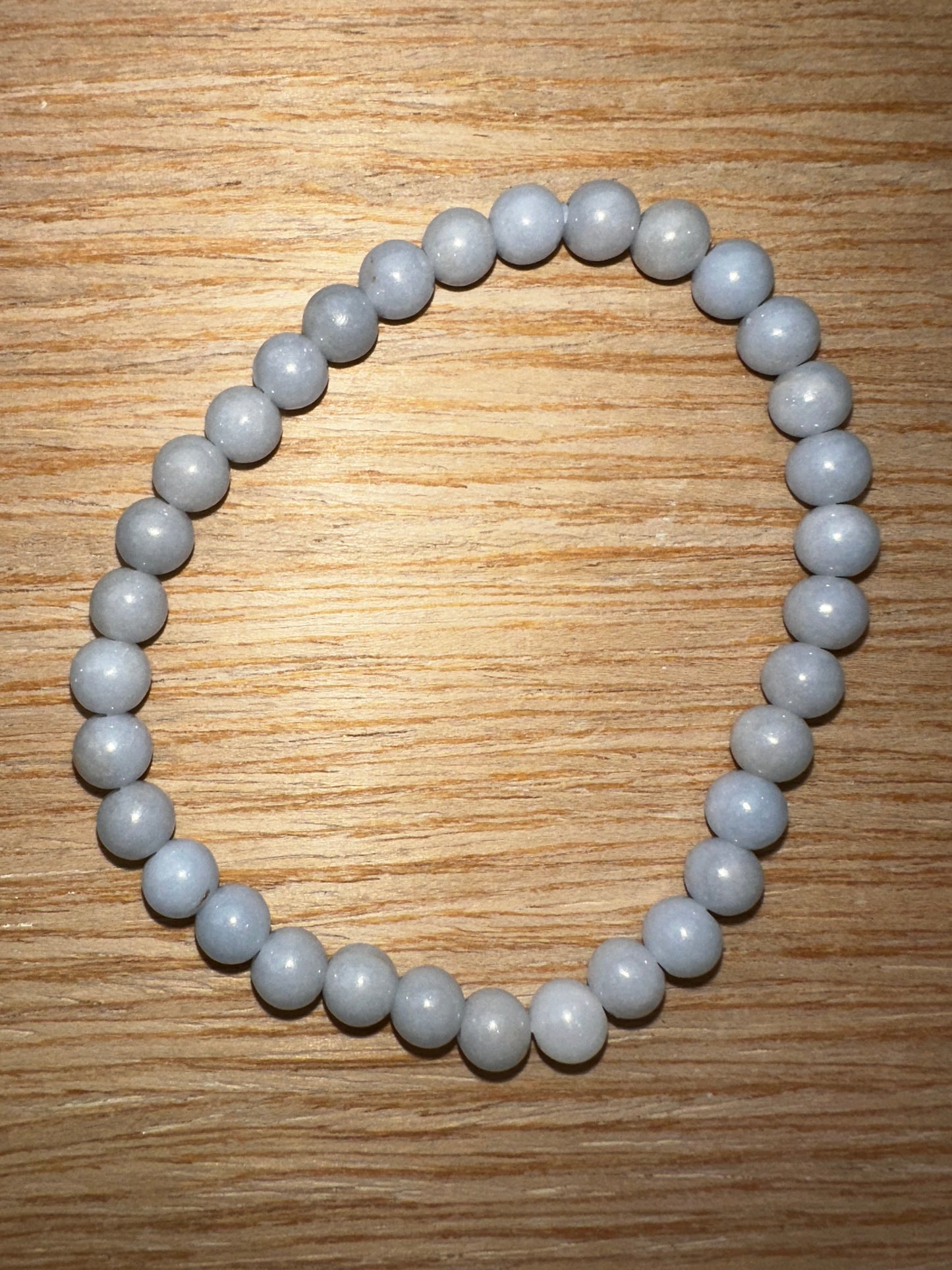 BRACCIALI ANGELITE PERLINE 6mm