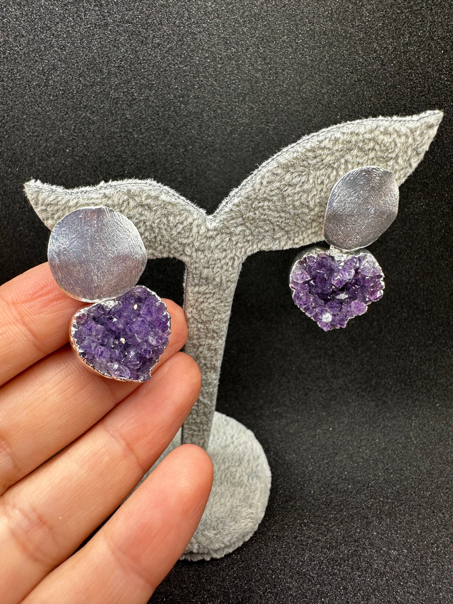 ORECCHINI DRUZY HEART