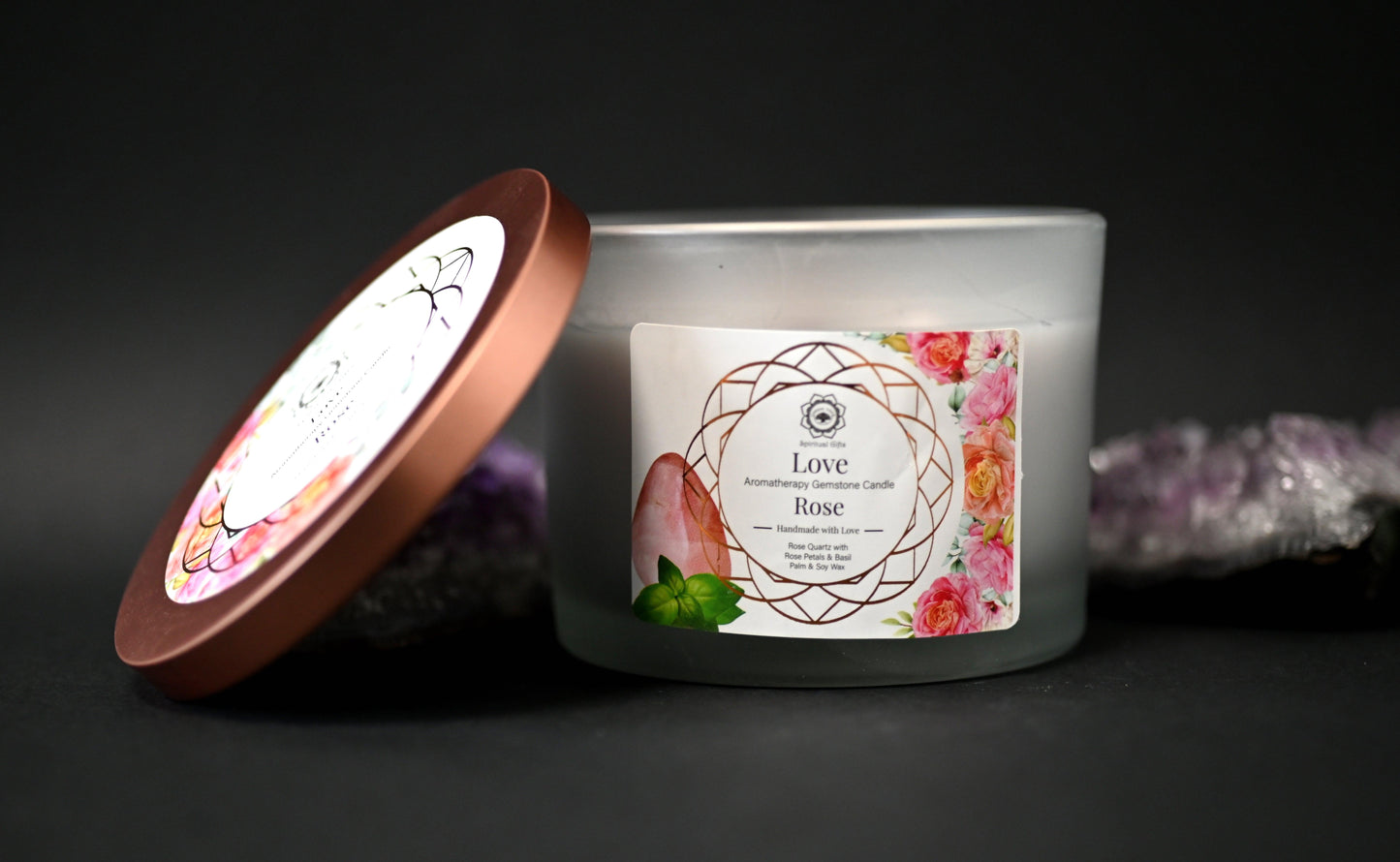 CANDELA PER ATTRARRE AMORE - Manucrystals