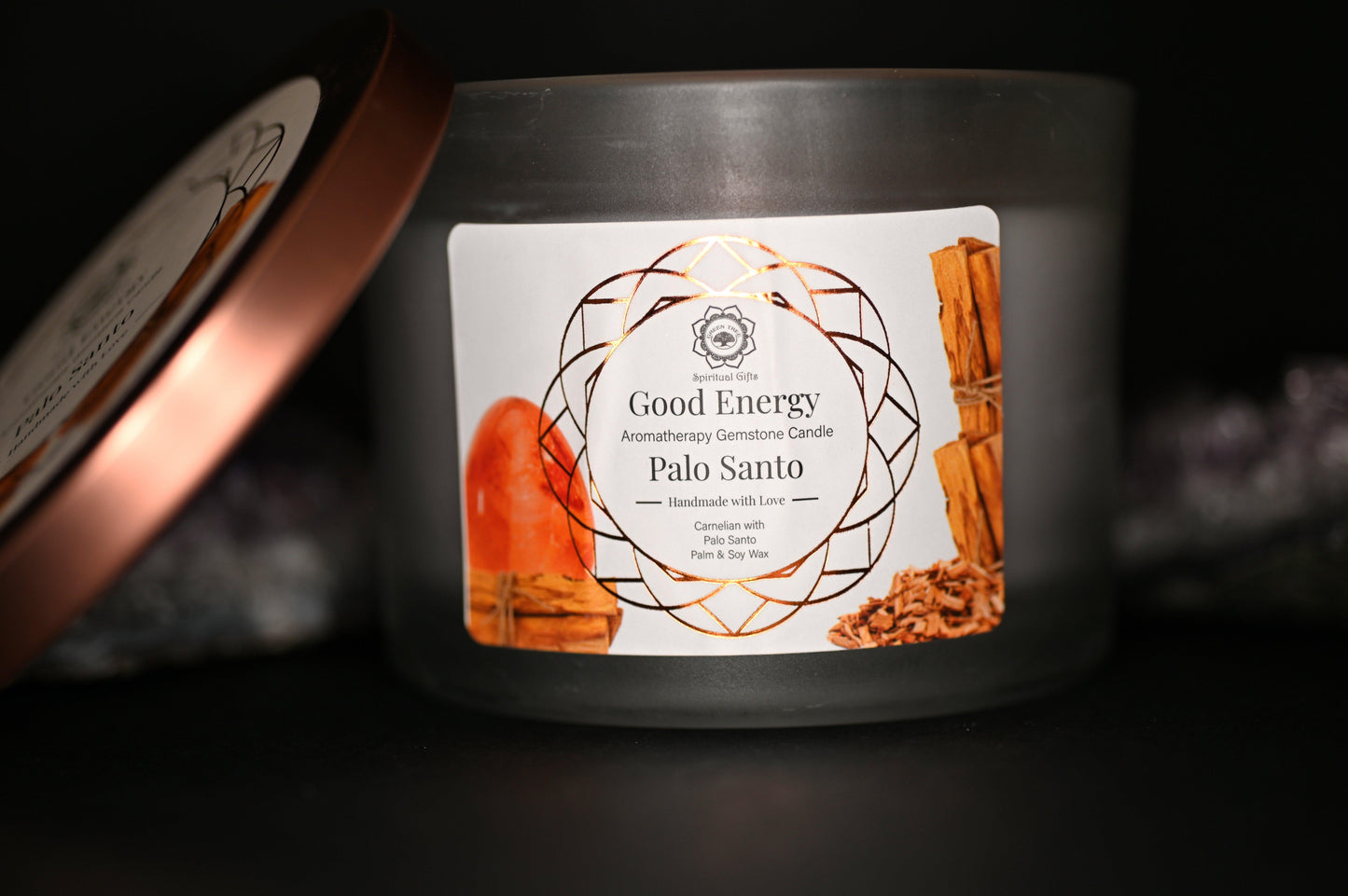 CANDELA PER ENERGIA E POSITIVITA' - Manucrystals