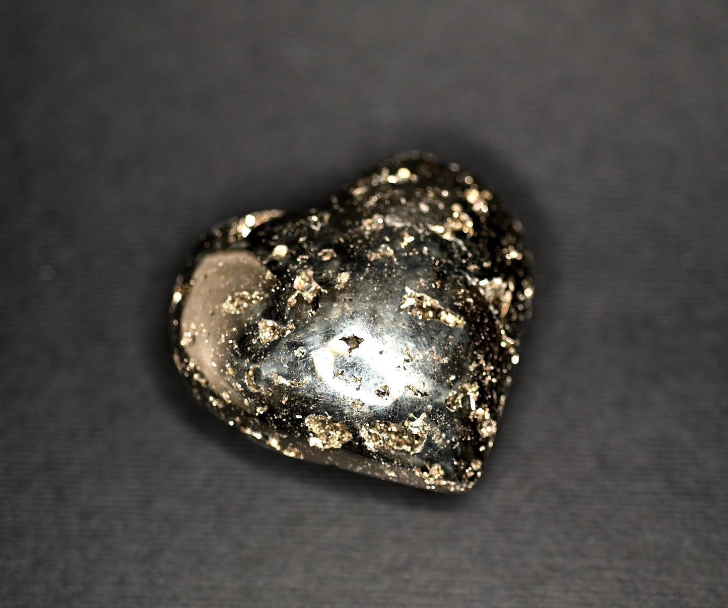 CUORI PIRITE 5CM - Manucrystals