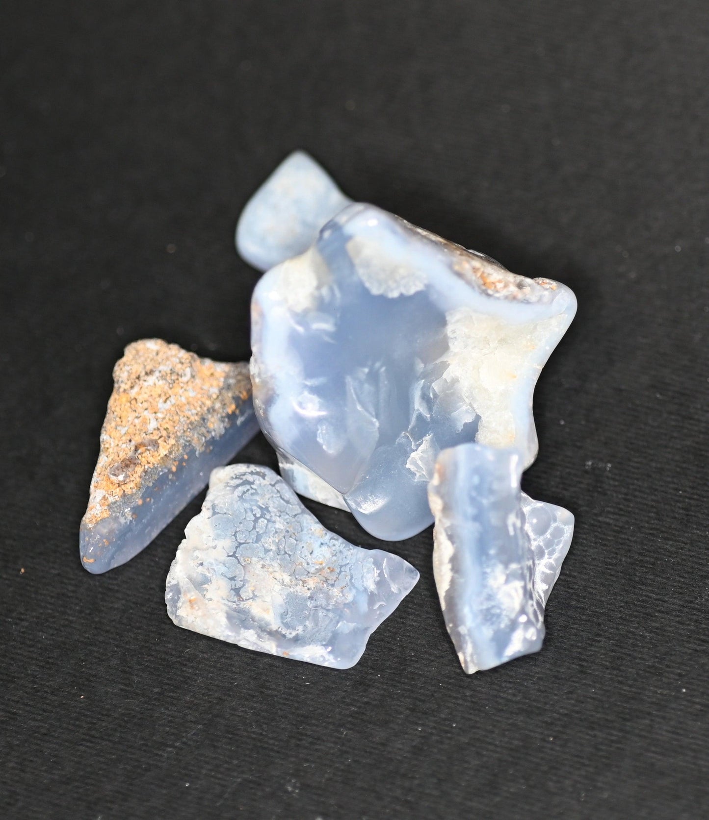 GREZZE CALCEDONIO SACCHETTINO DA 80/90 GRAMMI - Manucrystals
