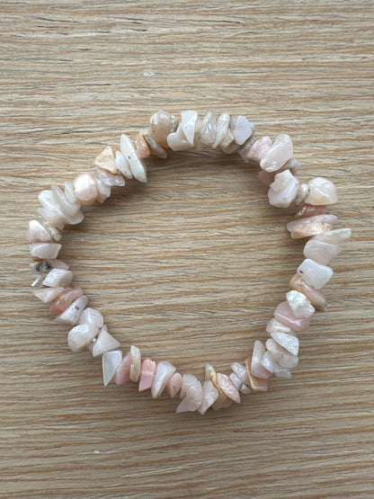 BRACCIALI CHIPS OPALE ROSA