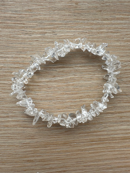 BRACCIALI CHIPS QUARZO IALINO