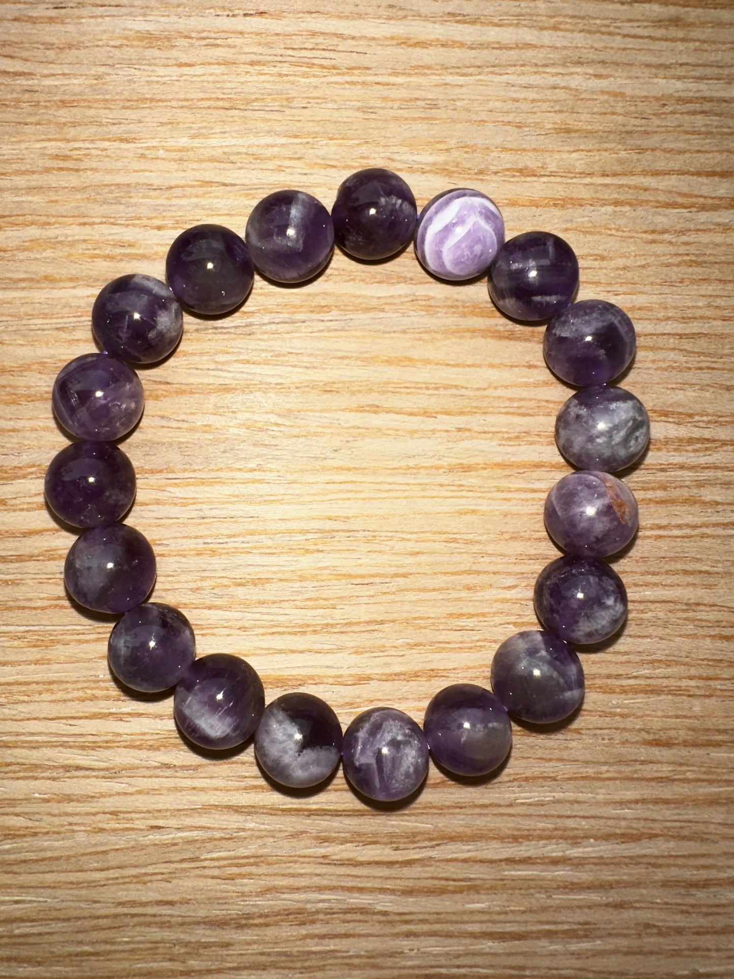BRACCIALI AMETISTA PERLINE 10mm