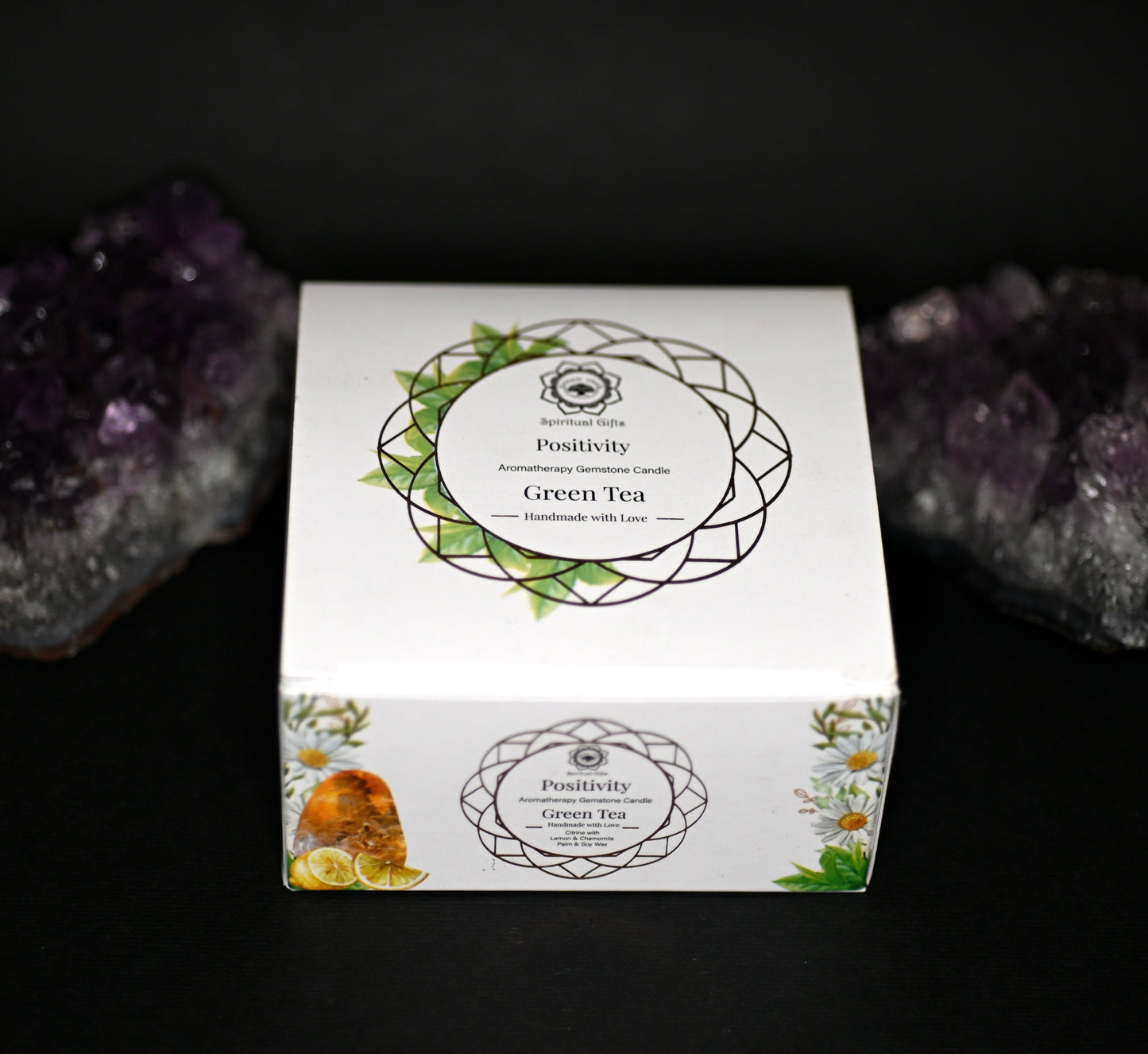 CANDELA PER ATTRARRE POSITIVITA' - Manucrystals