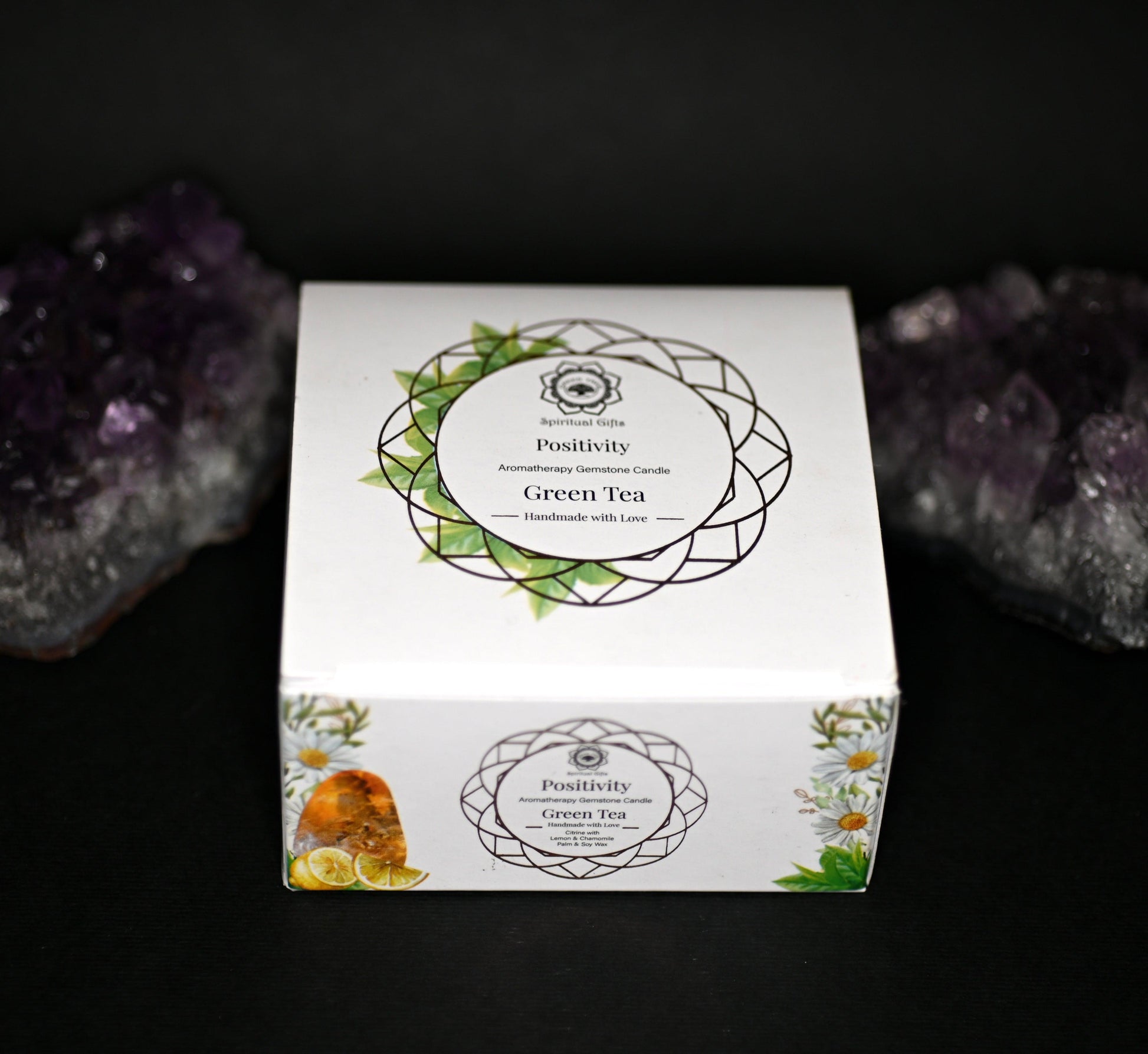 CANDELA PER ATTRARRE POSITIVITA' - Manucrystals
