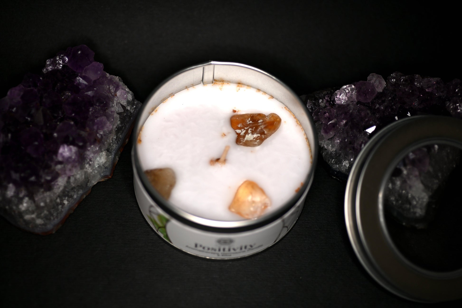 CANDELA PER ATTRARRE POSITIVITA' - Manucrystals