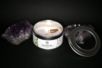 CANDELA PER ATTRARRE POSITIVITA' - Manucrystals