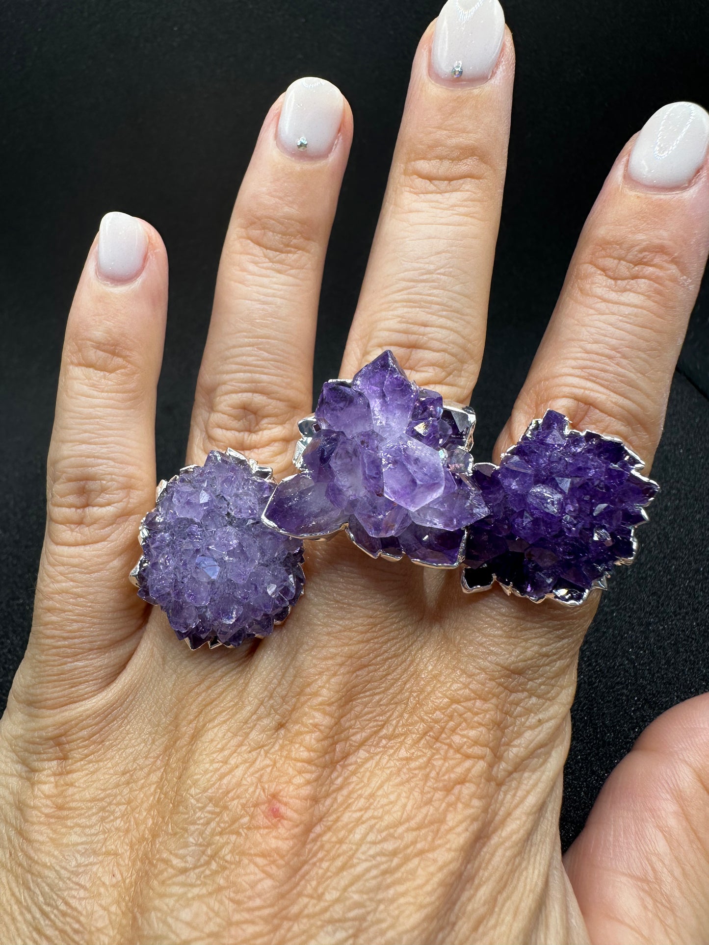 ANELLI DRUZY ROSE AMETISTA
