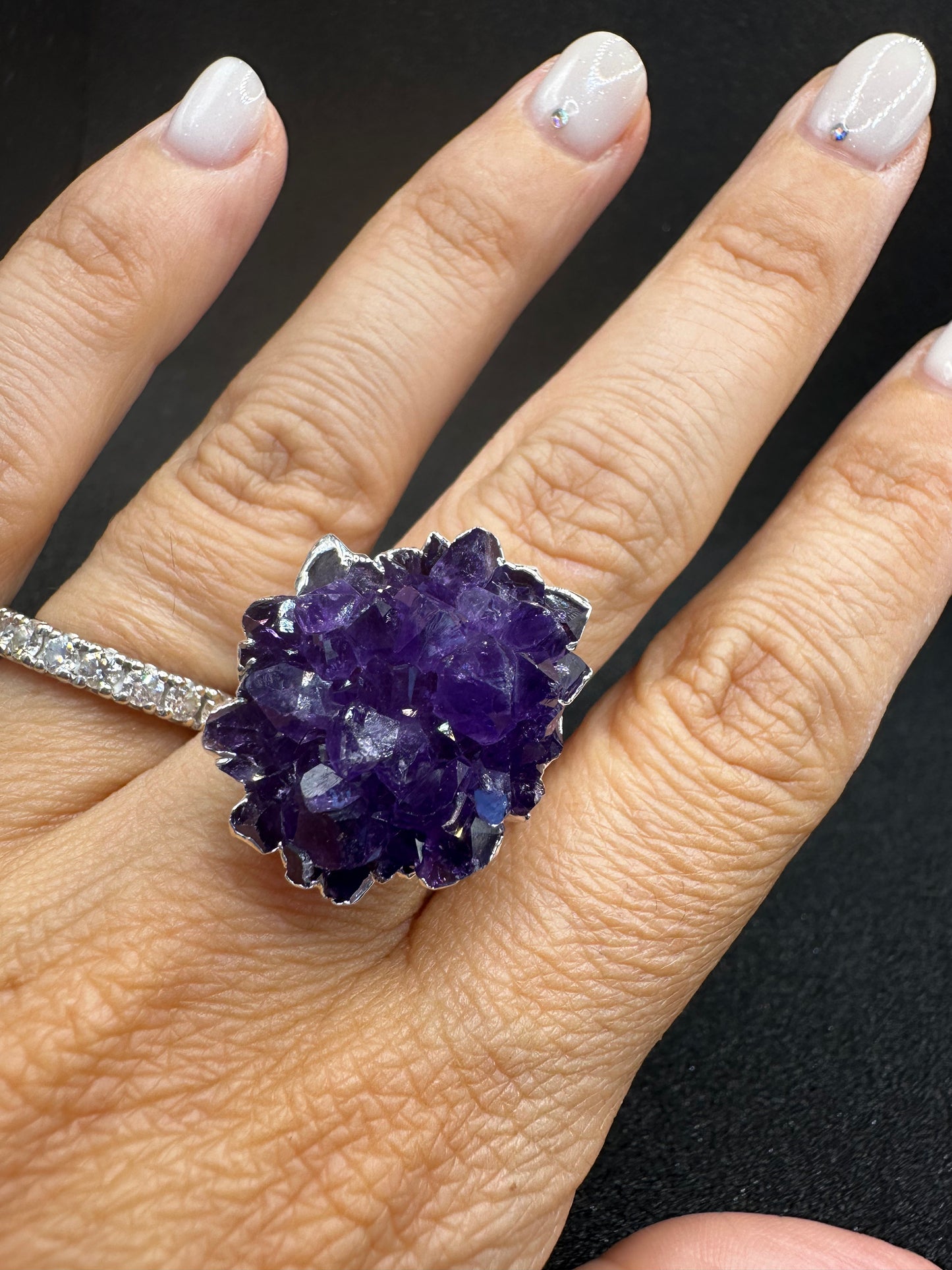 ANELLI DRUZY ROSE AMETISTA