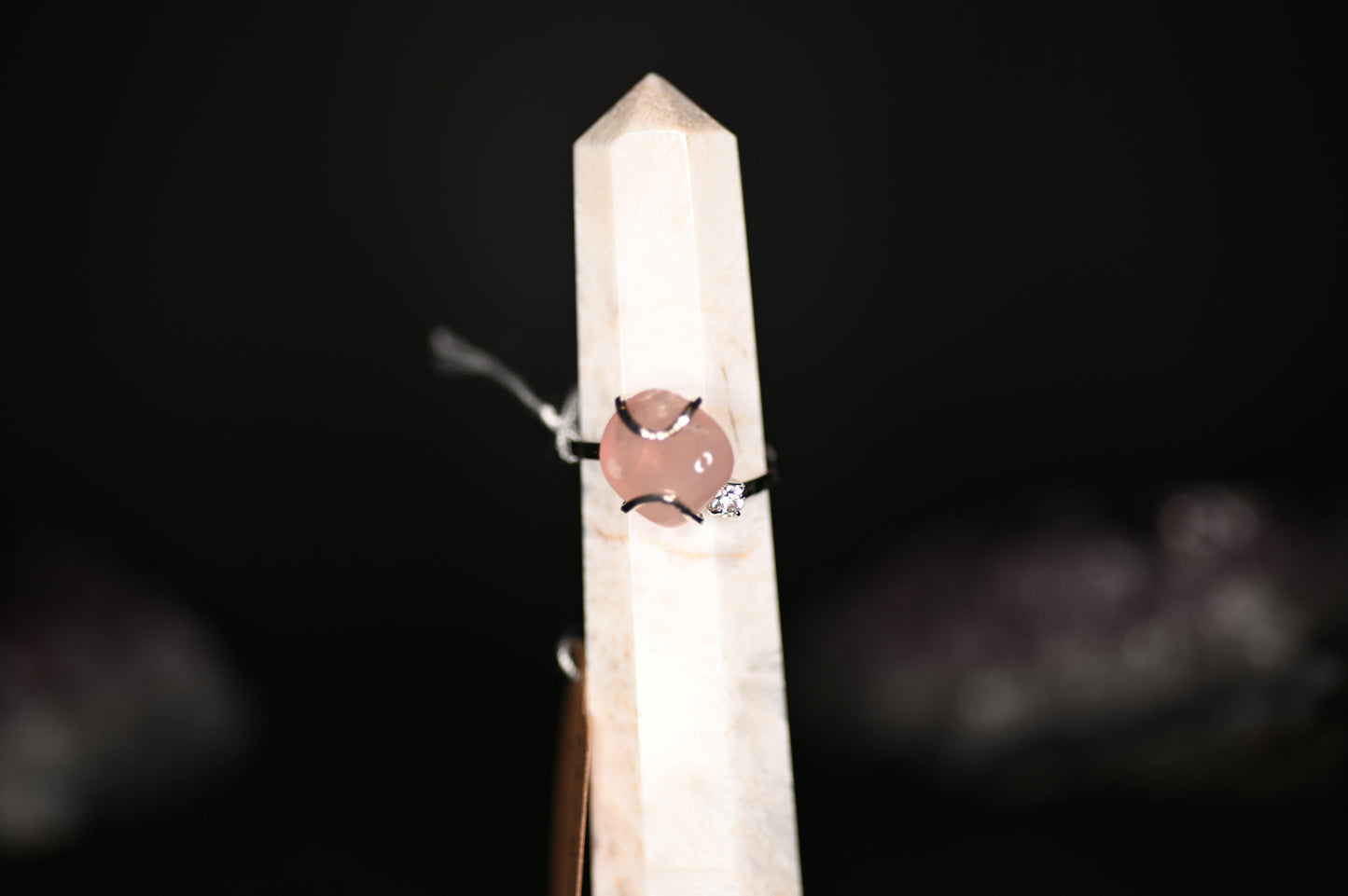ANELLI ACCIAIO CON PIETRE CHIPS - Manucrystals