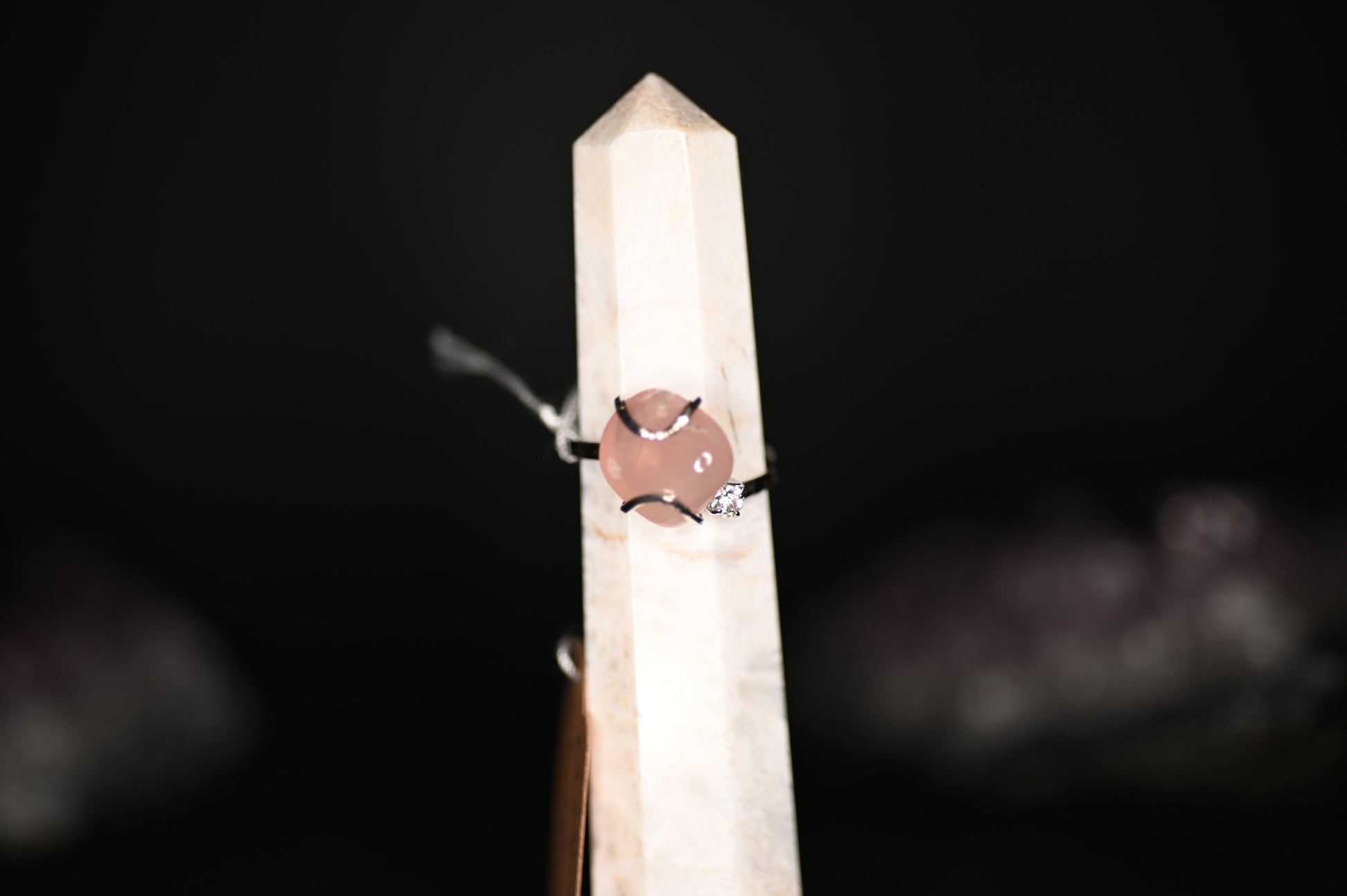 ANELLI ACCIAIO CON PIETRE CHIPS - Manucrystals