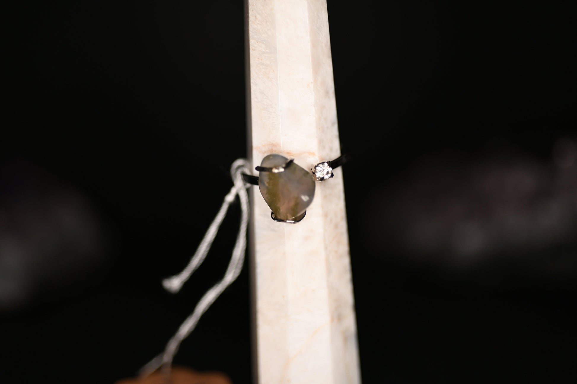 ANELLI ACCIAIO CON PIETRE CHIPS - Manucrystals