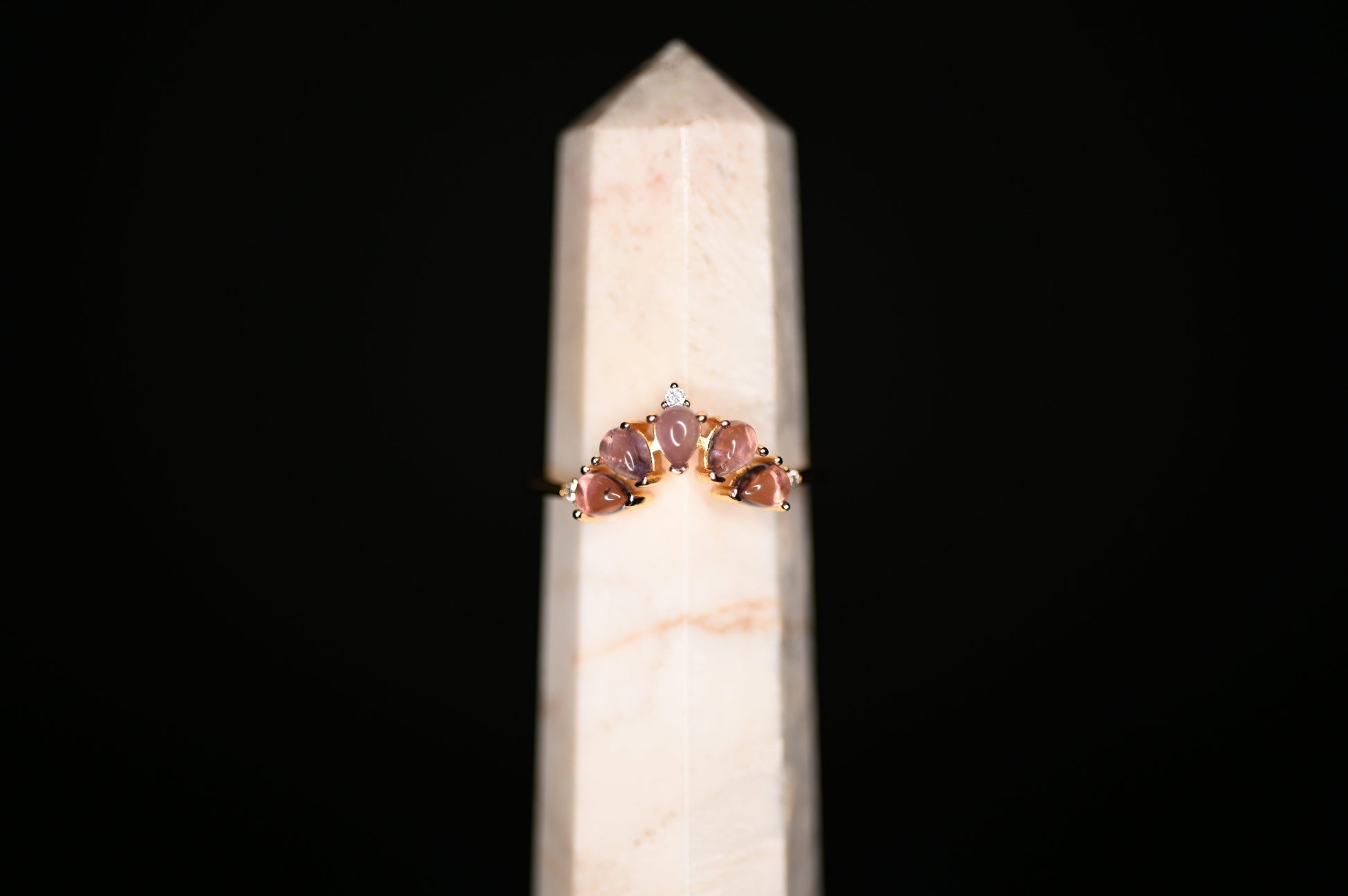 ANELLO AMETISTA"DIADEMA" - Manucrystals