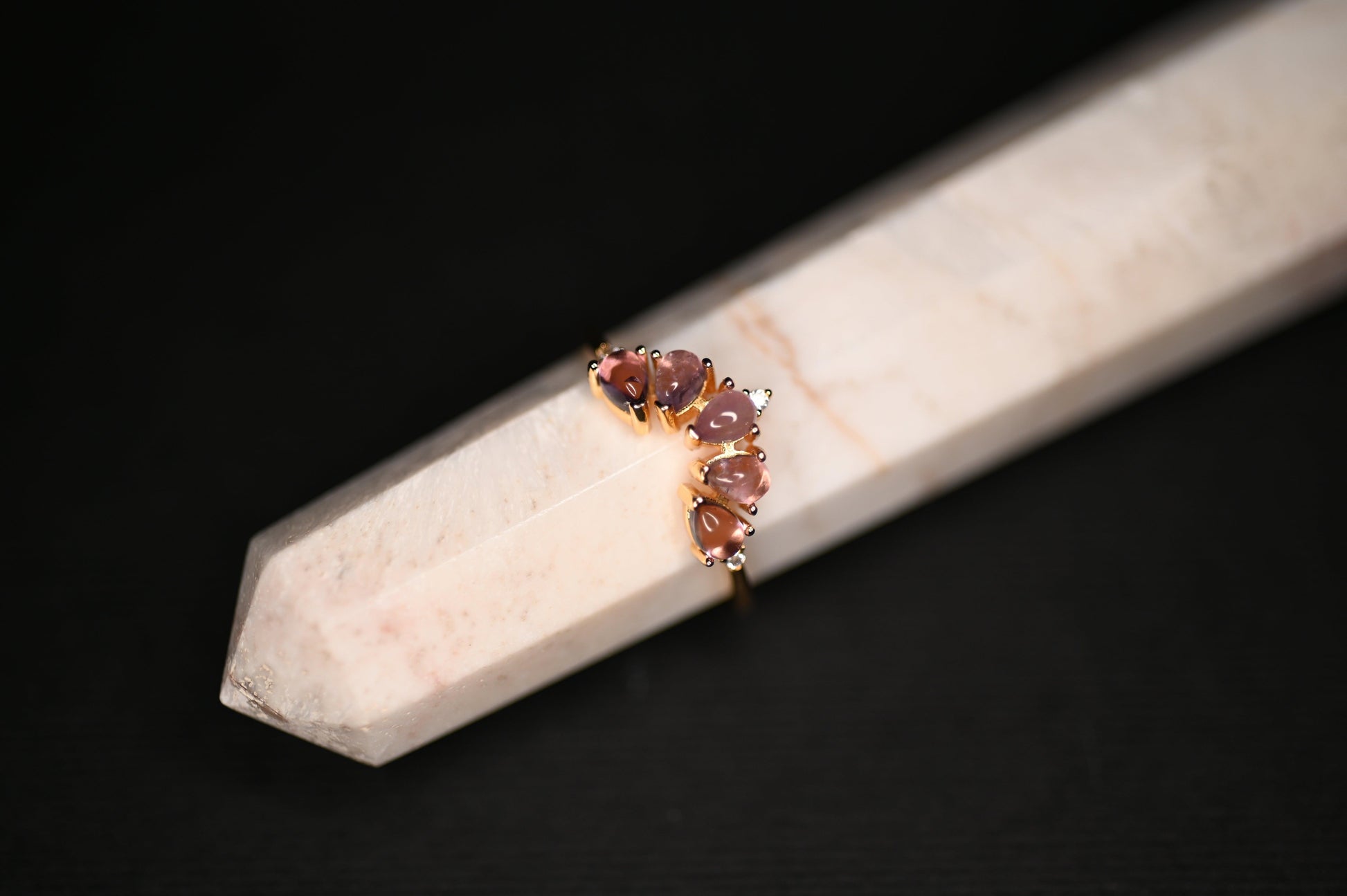 ANELLO AMETISTA"DIADEMA" - Manucrystals