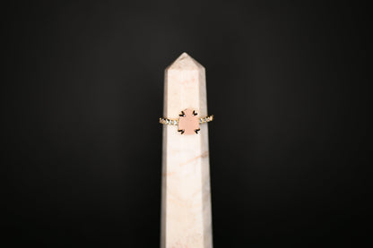 ANELLO IN QUARZO ROSA - Manucrystals