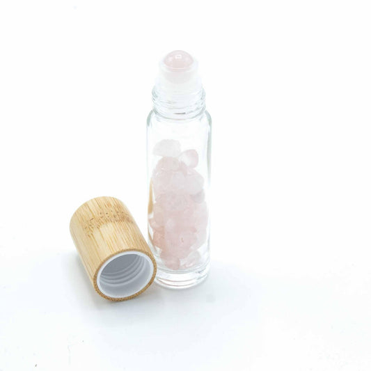 BOTTIGLIETTA ROLL-ON QUARZO ROSA - Manucrystals