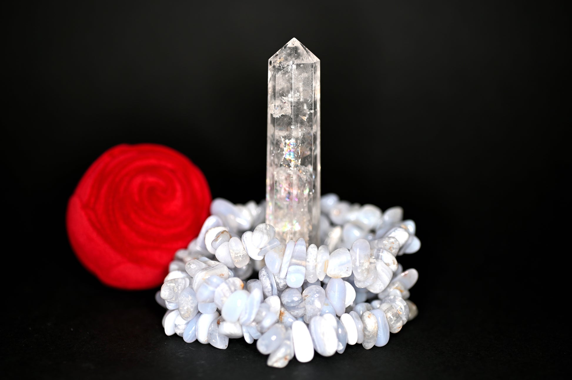 BRACCIALI CHIPS CALCEDONIO - Manucrystals
