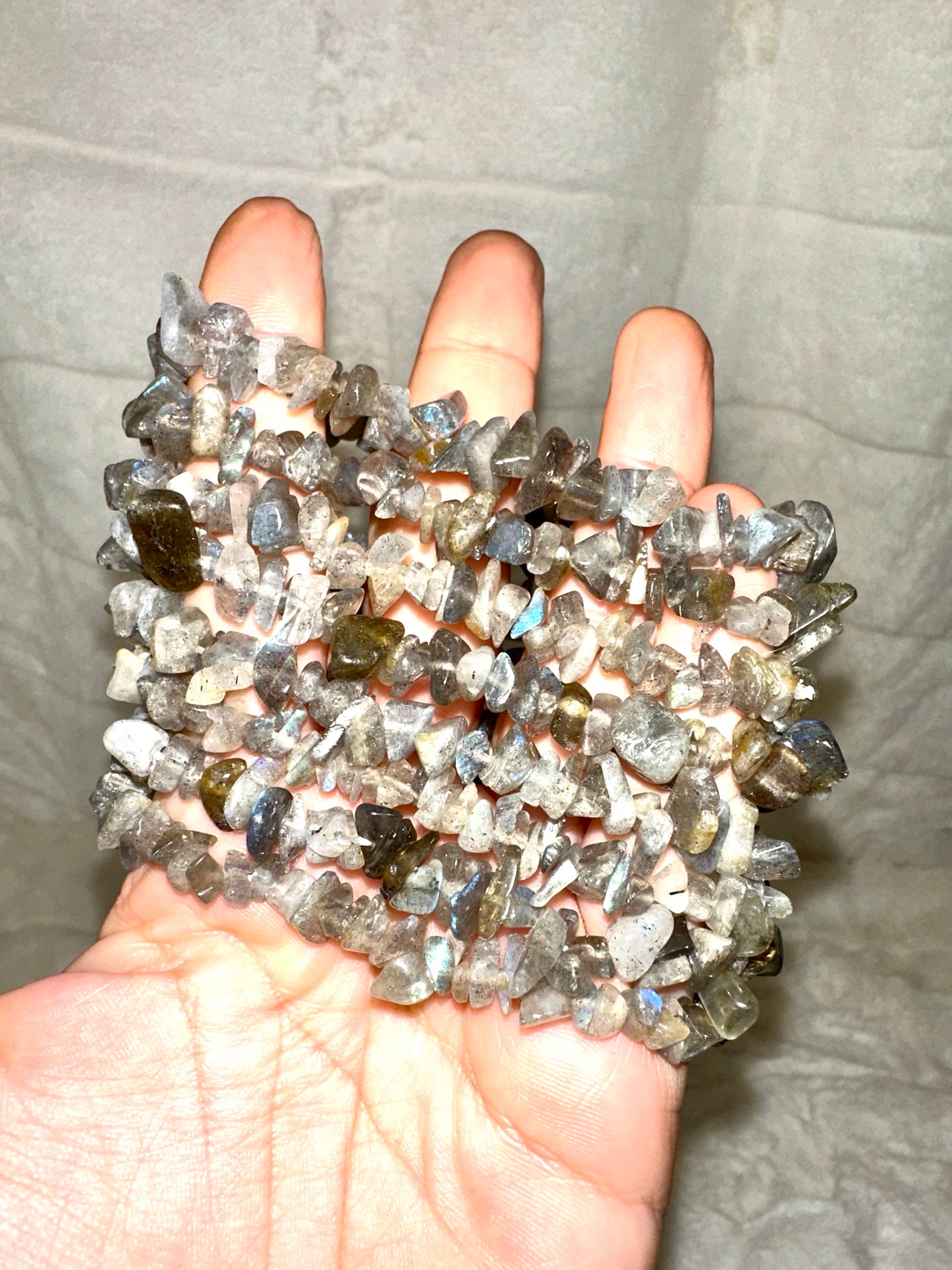 BRACCIALI CHIPS LABRADONITE - Manucrystals