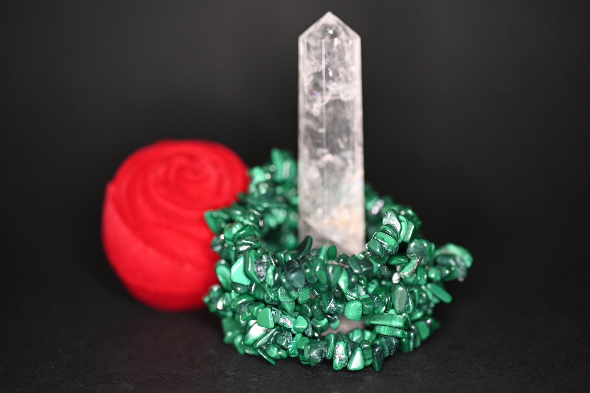 BRACCIALI CHIPS MALACHITE - Manucrystals