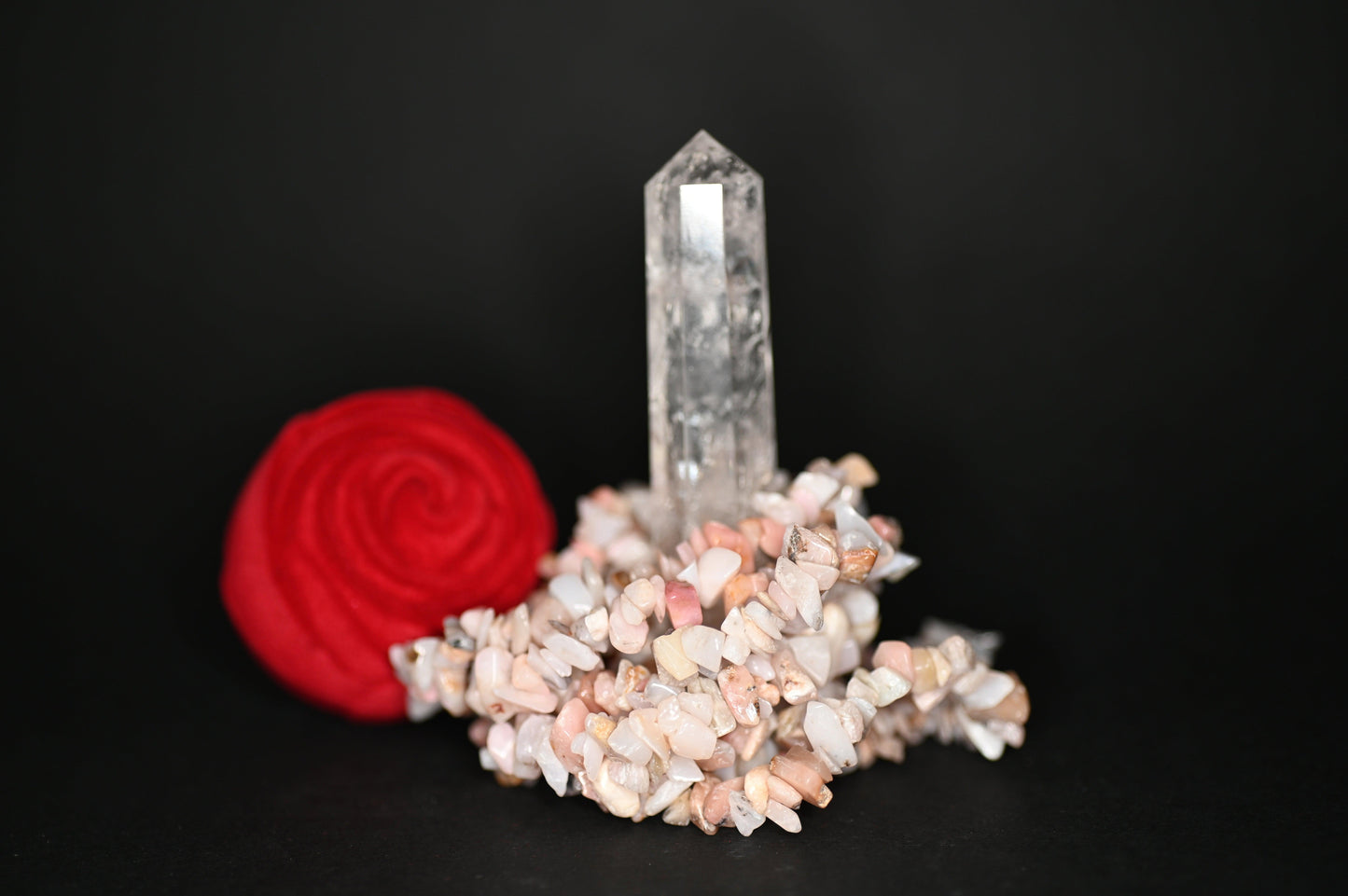 BRACCIALI CHIPS OPALE ROSA - Manucrystals