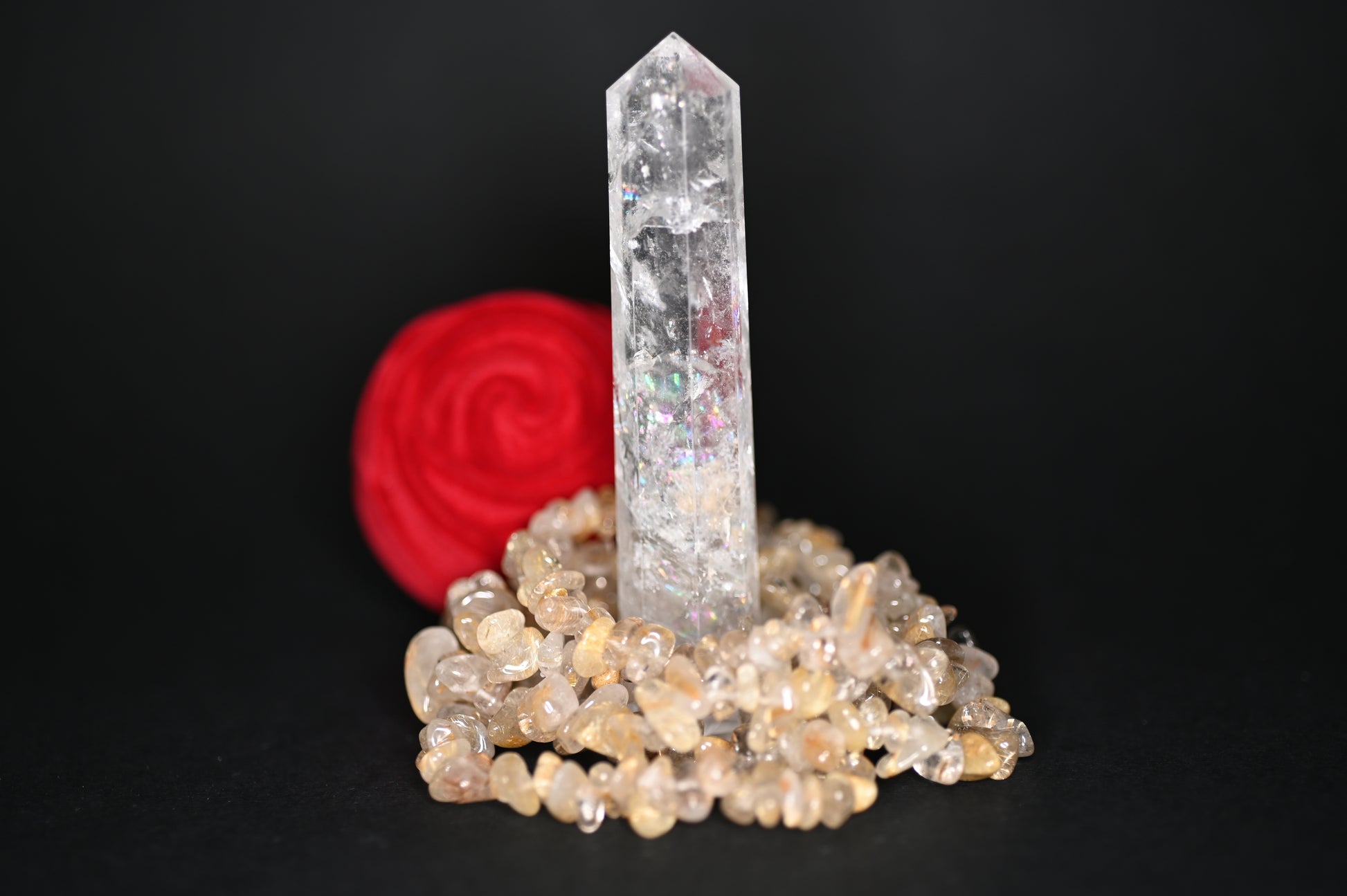 BRACCIALI CHIPS QUARZO RUTILATO - Manucrystals