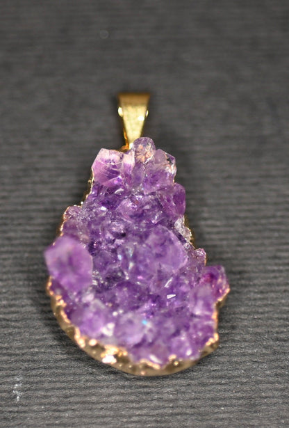 CIONDOLI IN ROSA DI DRUSA AMETISTA - Manucrystals
