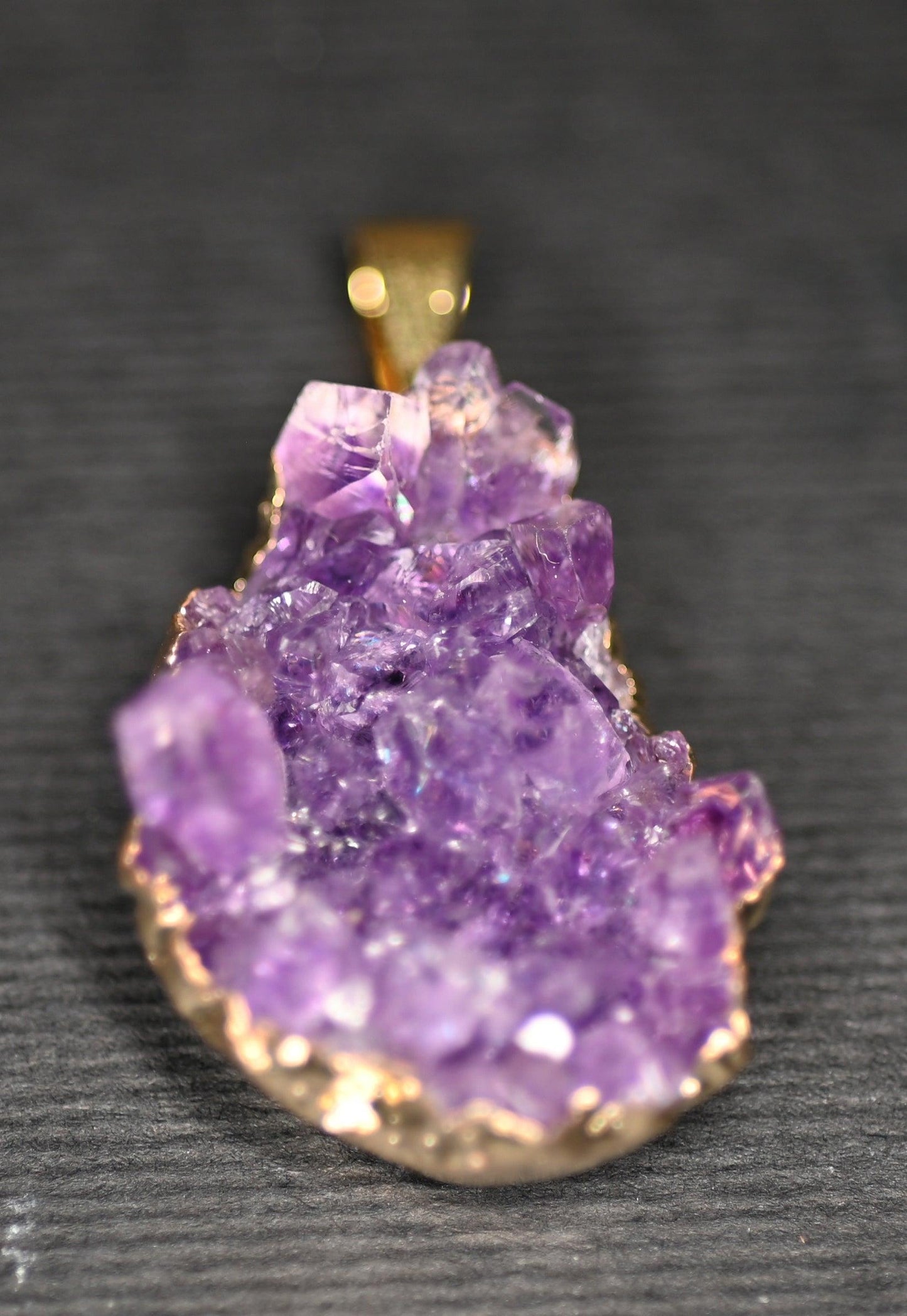 CIONDOLI IN ROSA DI DRUSA AMETISTA - Manucrystals