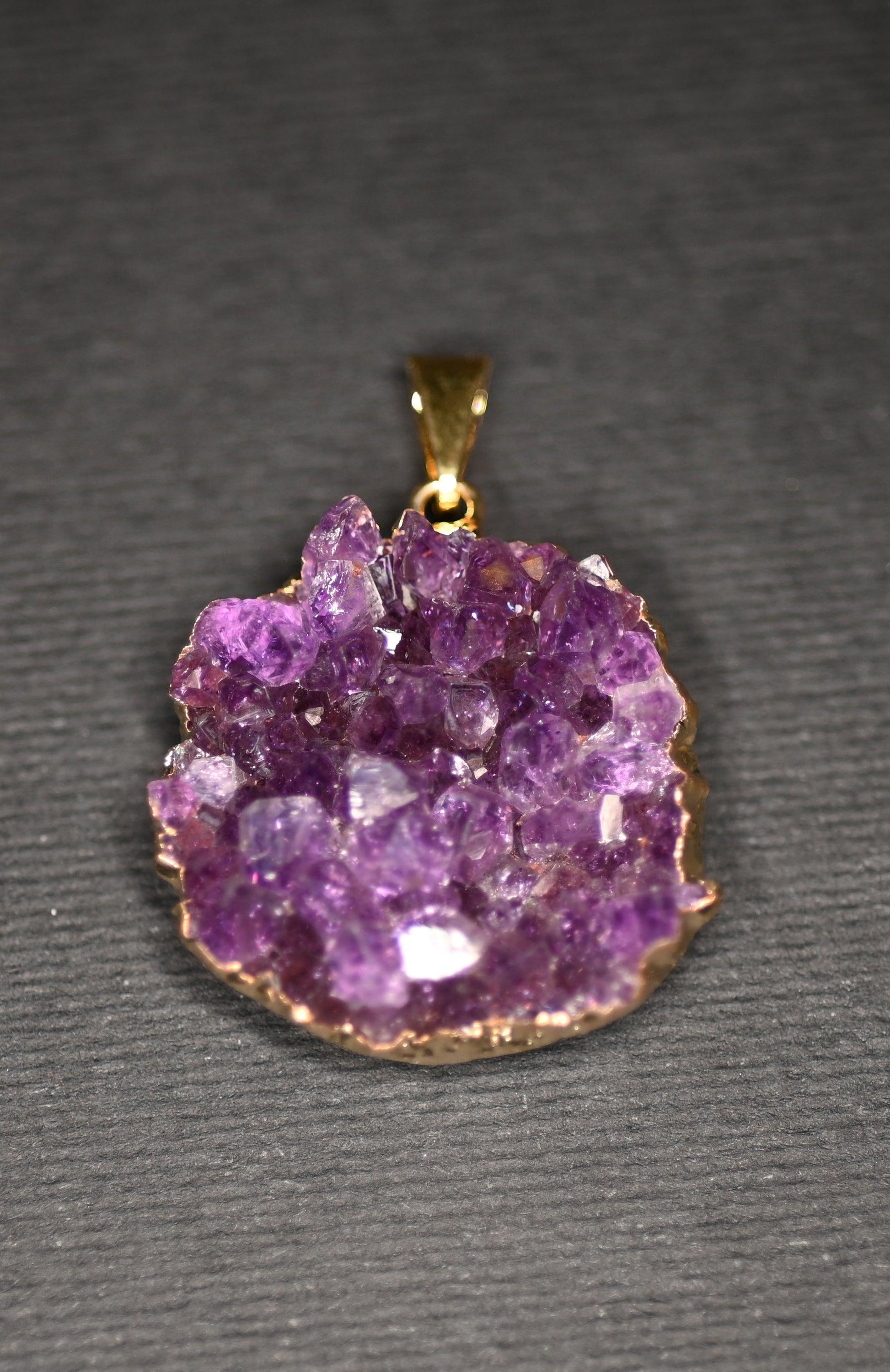 CIONDOLI IN ROSA DI DRUSA AMETISTA - Manucrystals