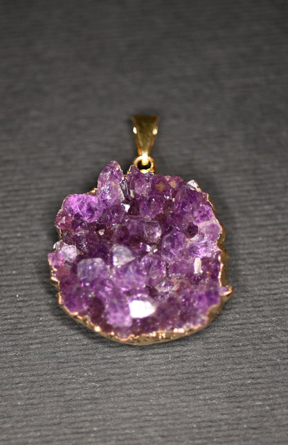 CIONDOLI IN ROSA DI DRUSA AMETISTA - Manucrystals