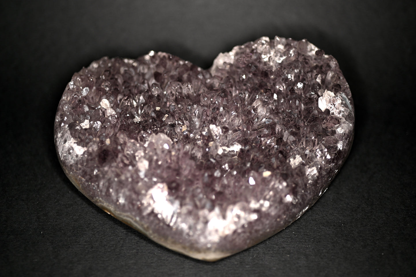 DRUSA A CUORE AMETISTA 15X10 - Manucrystals