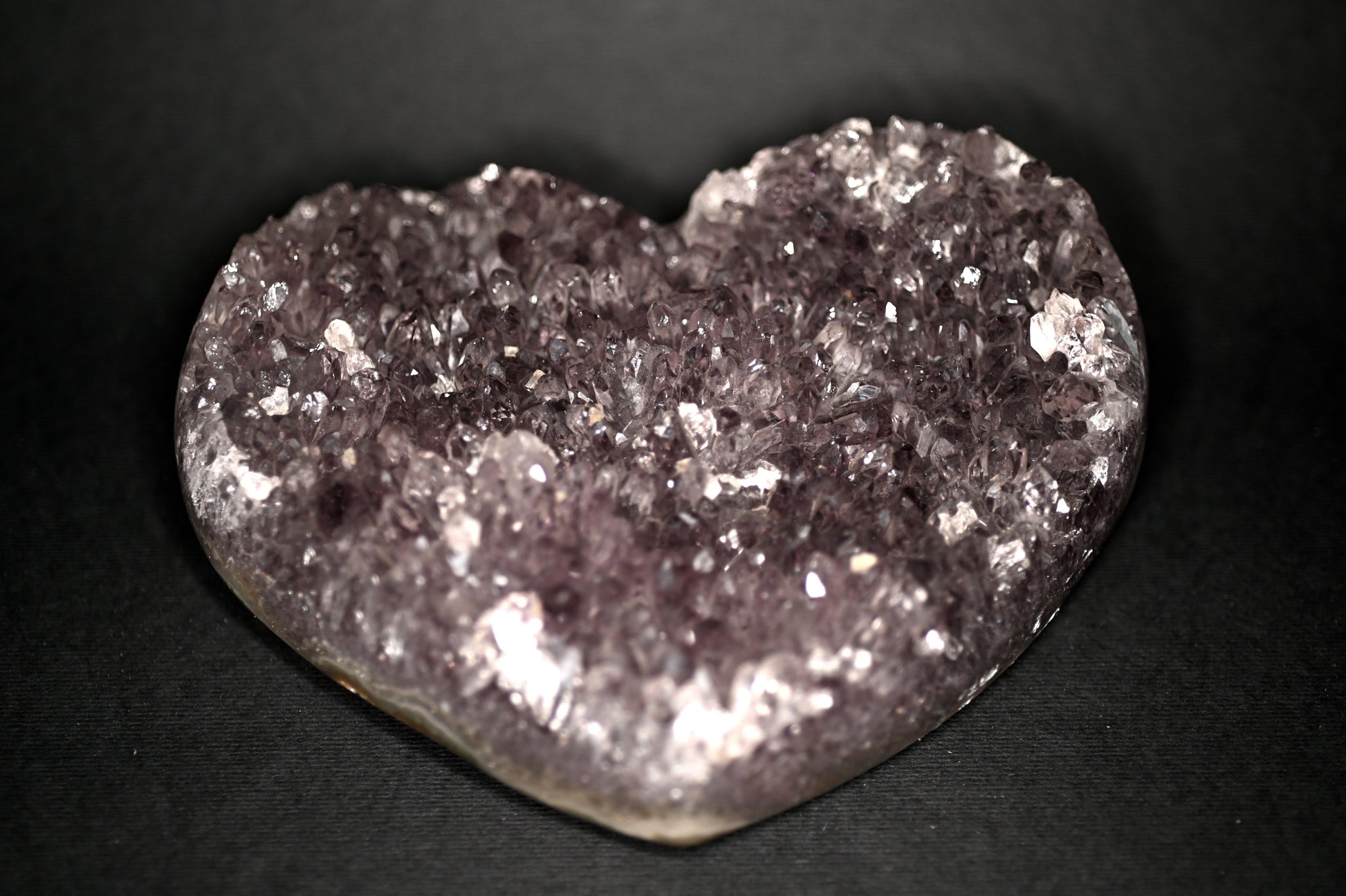 DRUSA A CUORE AMETISTA 15X10 - Manucrystals