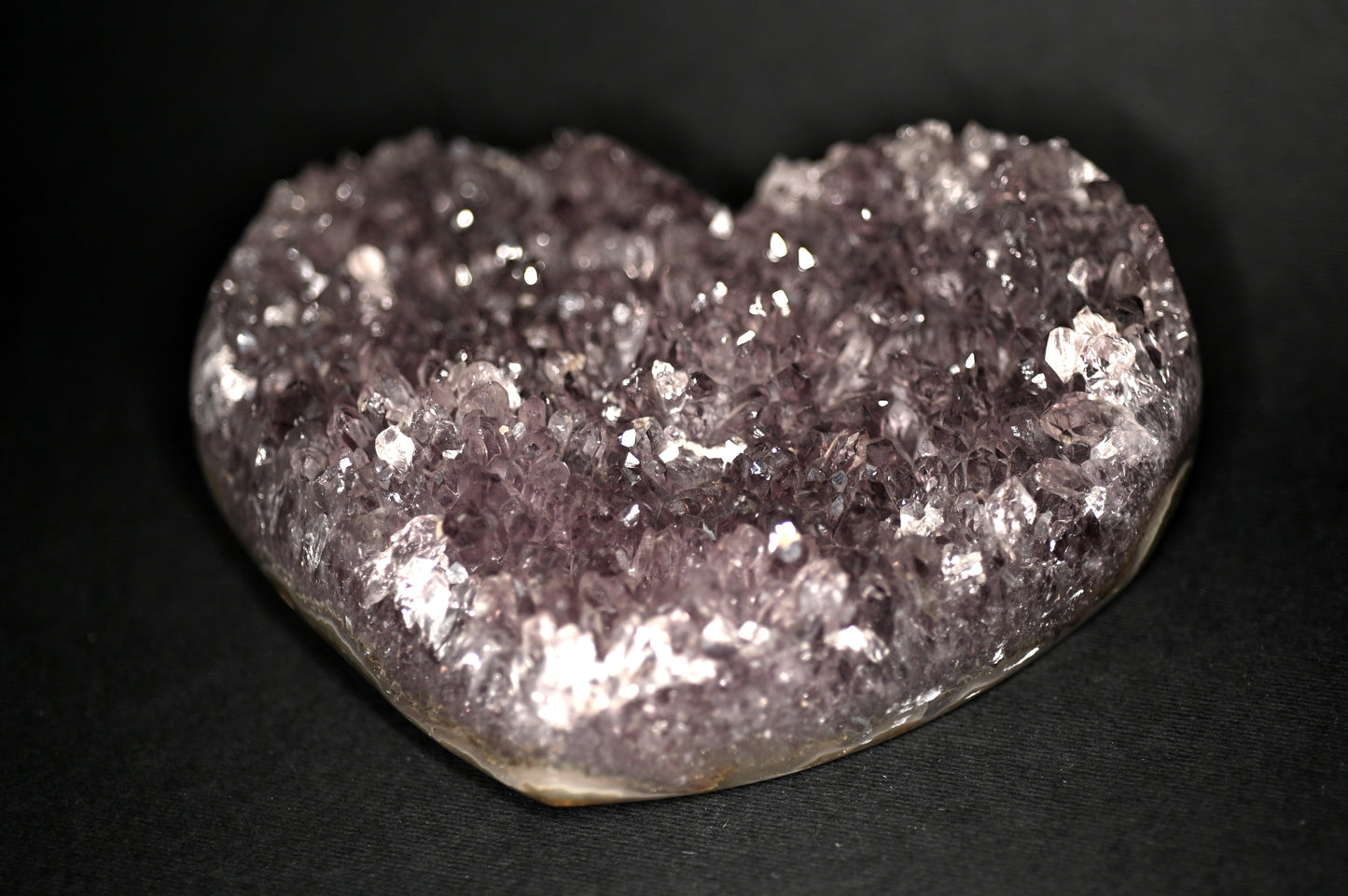 DRUSA A CUORE AMETISTA 15X10 - Manucrystals