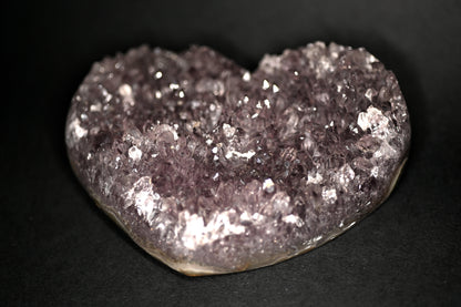 DRUSA A CUORE AMETISTA 15X10 - Manucrystals