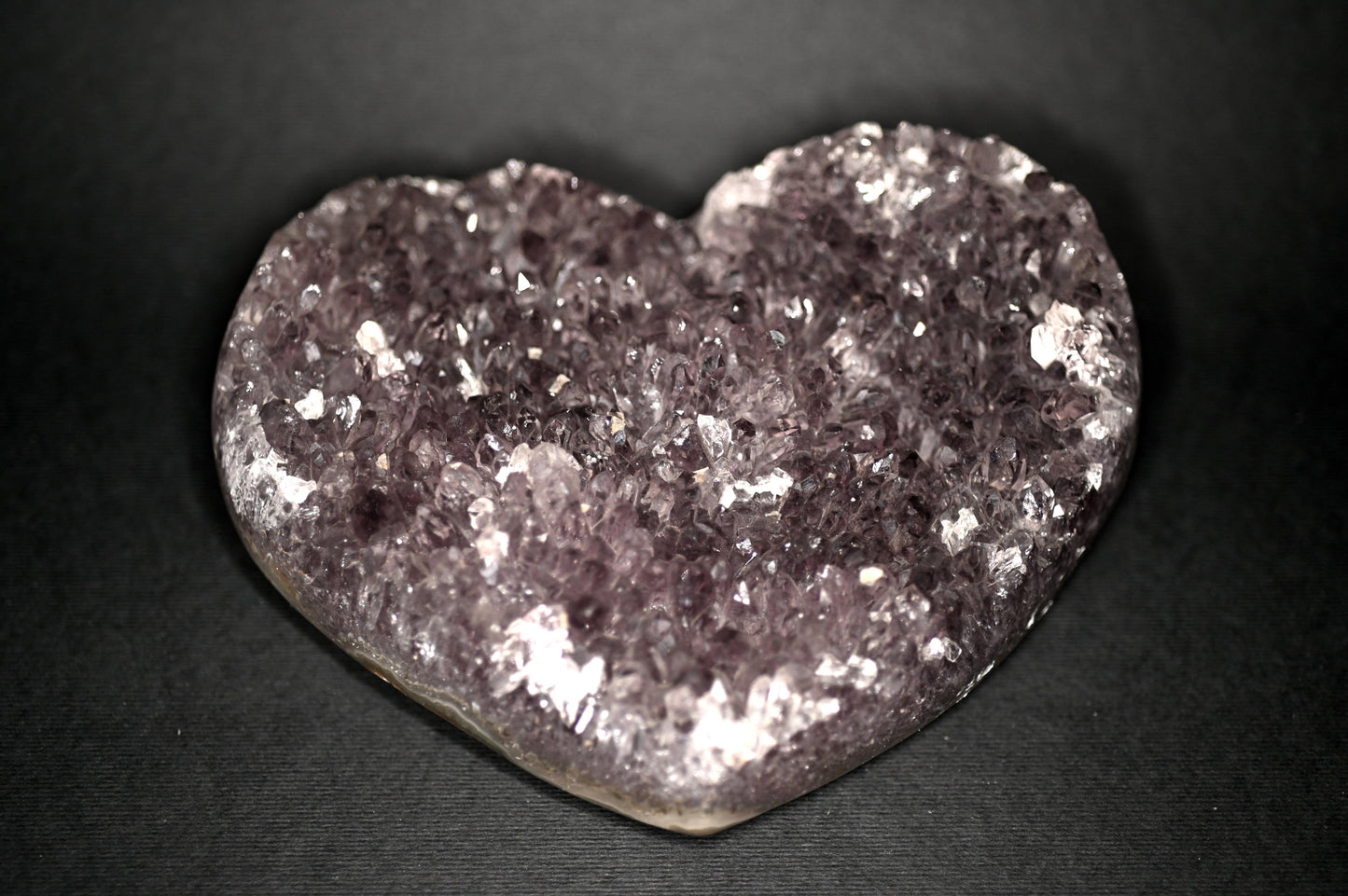 DRUSA A CUORE AMETISTA 15X10 - Manucrystals