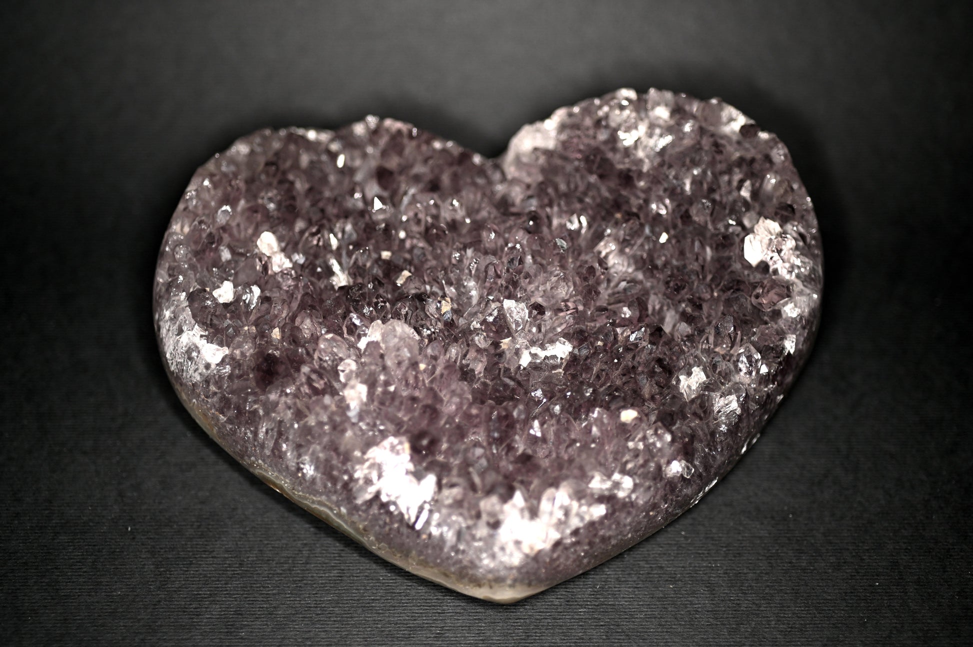 DRUSA A CUORE AMETISTA 15X10 - Manucrystals