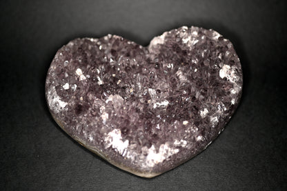 DRUSA A CUORE AMETISTA 15X10 - Manucrystals