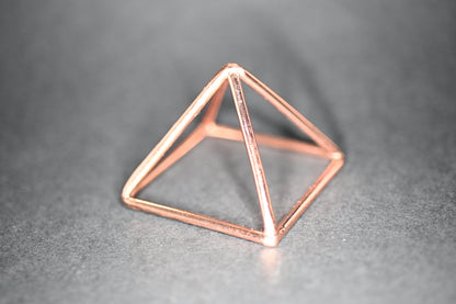 PIRAMIDE DI RAME PER CRISTALLOTERAPIA 6X6 - Manucrystals