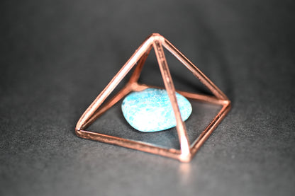 PIRAMIDE DI RAME PER CRISTALLOTERAPIA 6X6 - Manucrystals