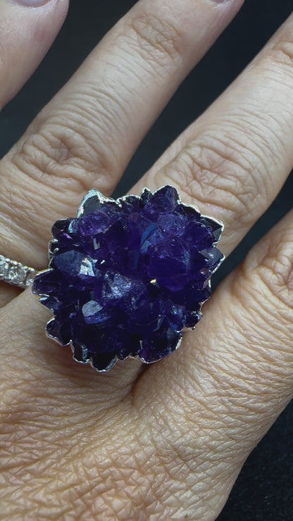 ANELLI DRUZY ROSE AMETISTA