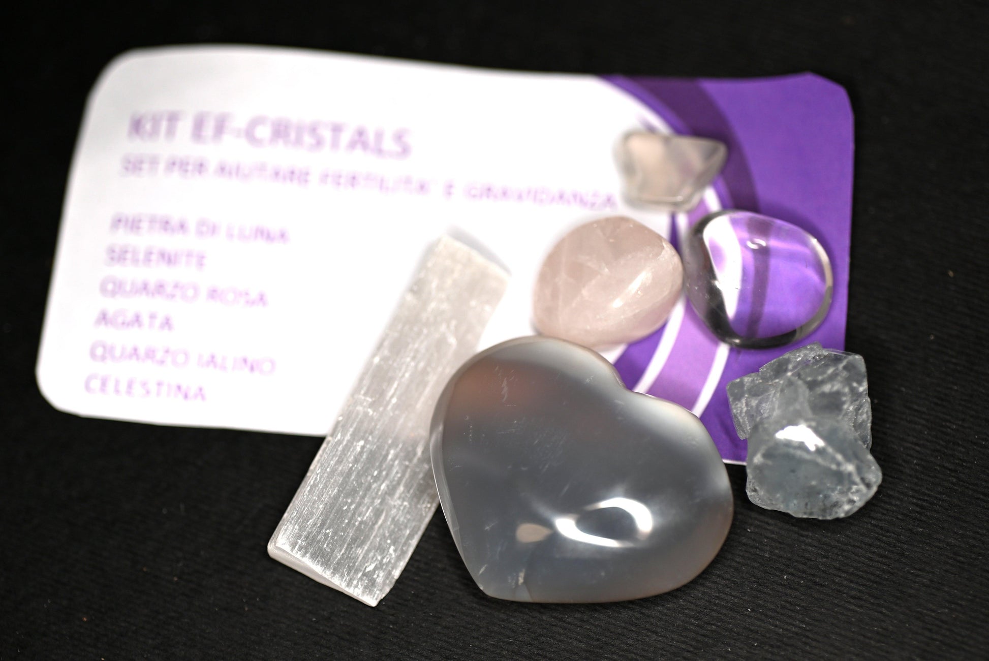 SET PER AIUTARE FERTILITA' E GRAVIDANZA - Manucrystals