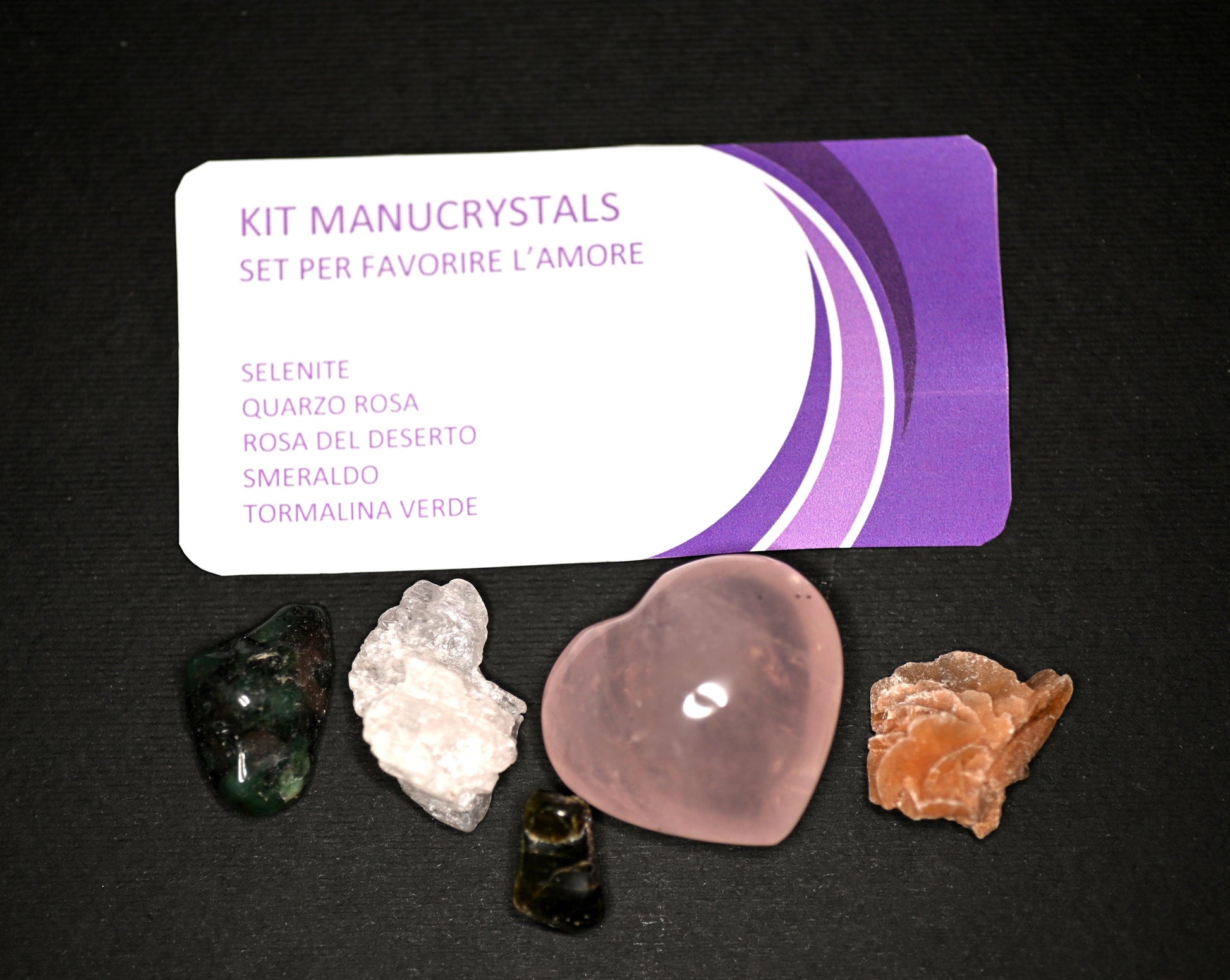 SET PER FAVORIRE L'AMORE - Manucrystals