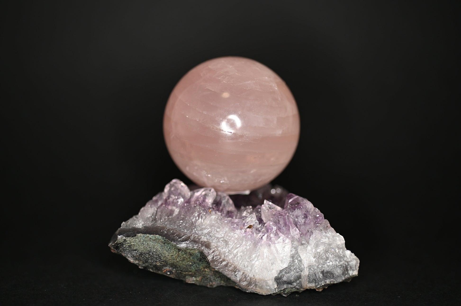 SFERA QUARZO ROSA 5CM - Manucrystals