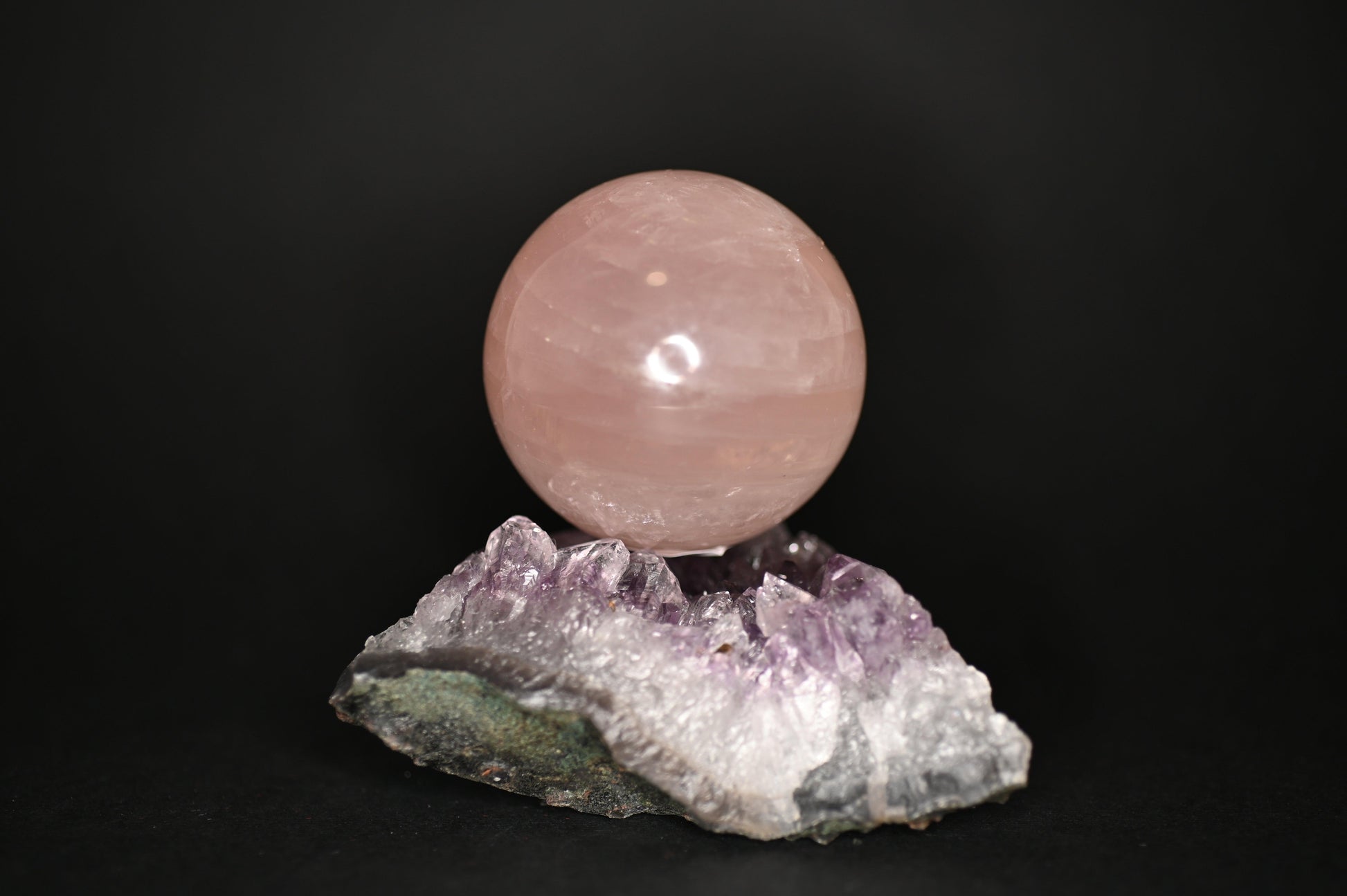SFERA QUARZO ROSA 5CM - Manucrystals