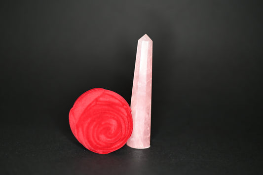 TORRE QUARZO ROSA7-10 CM - Manucrystals