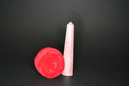 TORRE QUARZO ROSA7-10 CM - Manucrystals